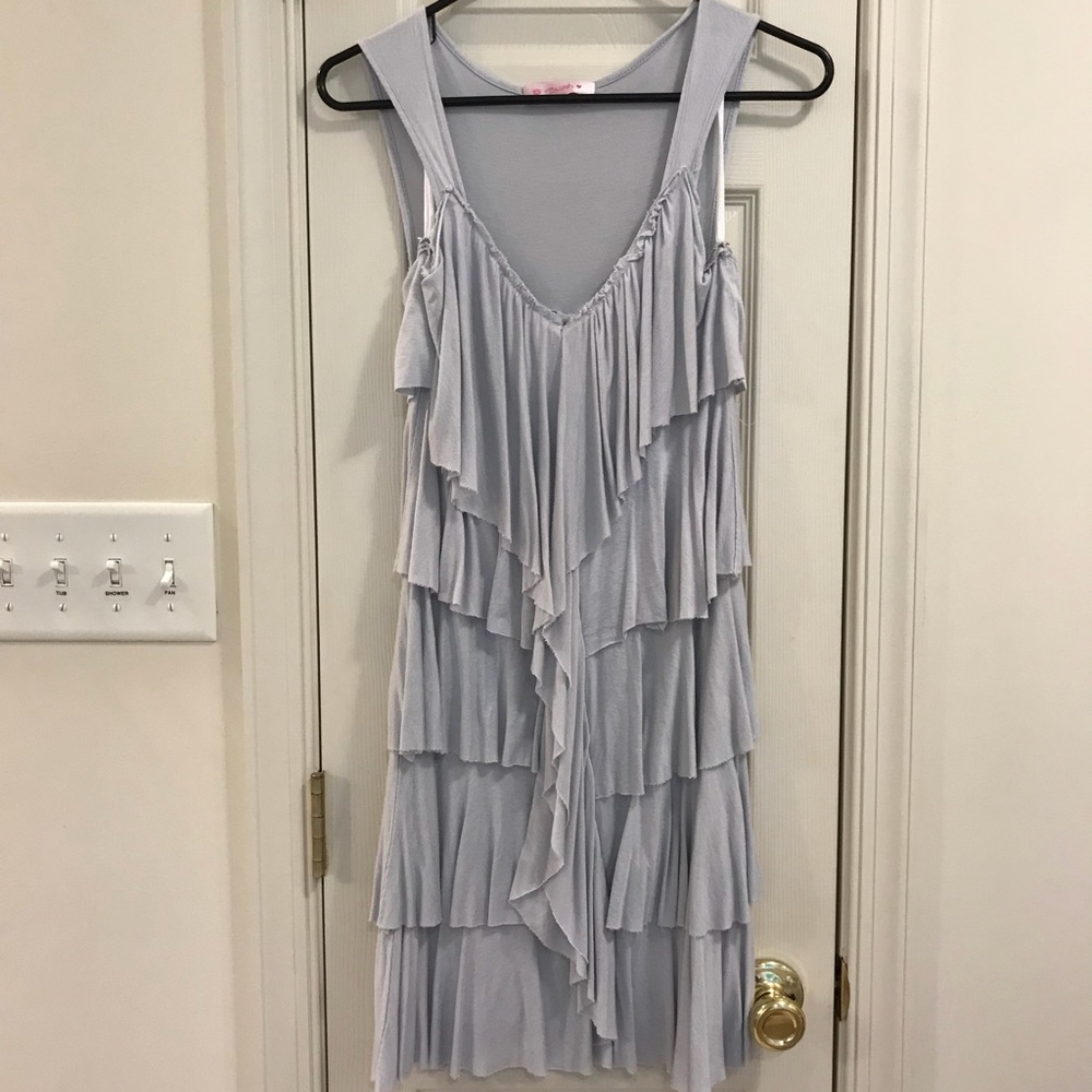 Blush Casual Dress - light gray - size small
